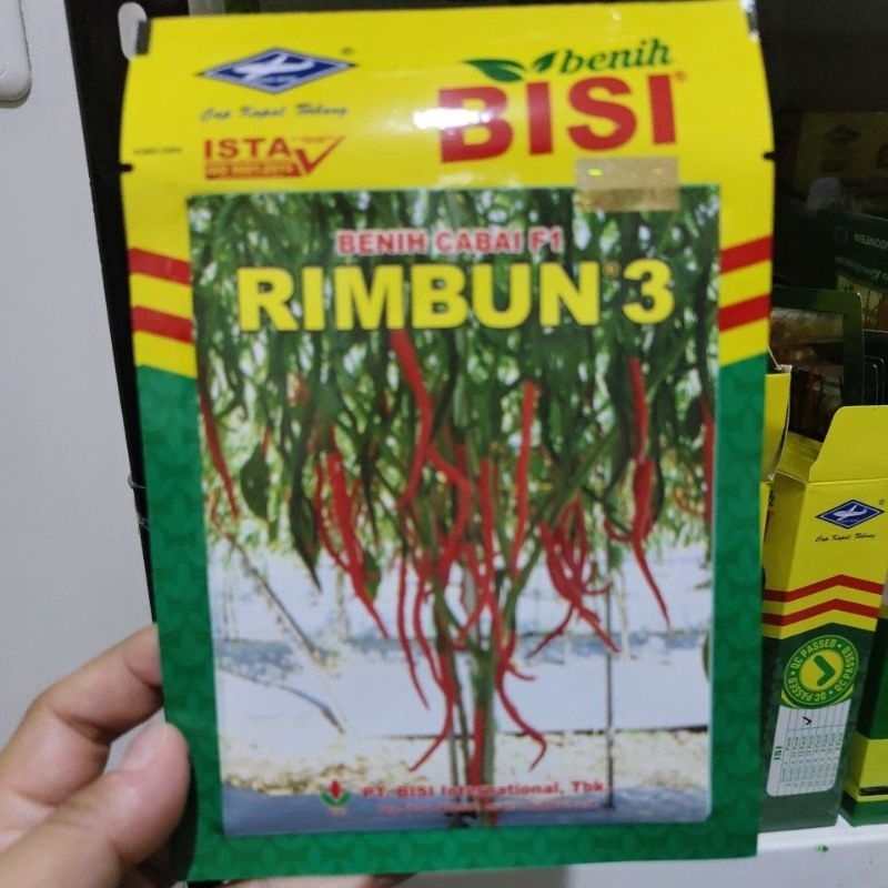 Benih cabe RIMBUN 3 F1 10 gram cabe keriting hibrida dari kapal terbang chia tai seed