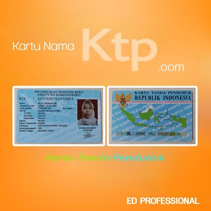 

id card Buat kartu isi dompet