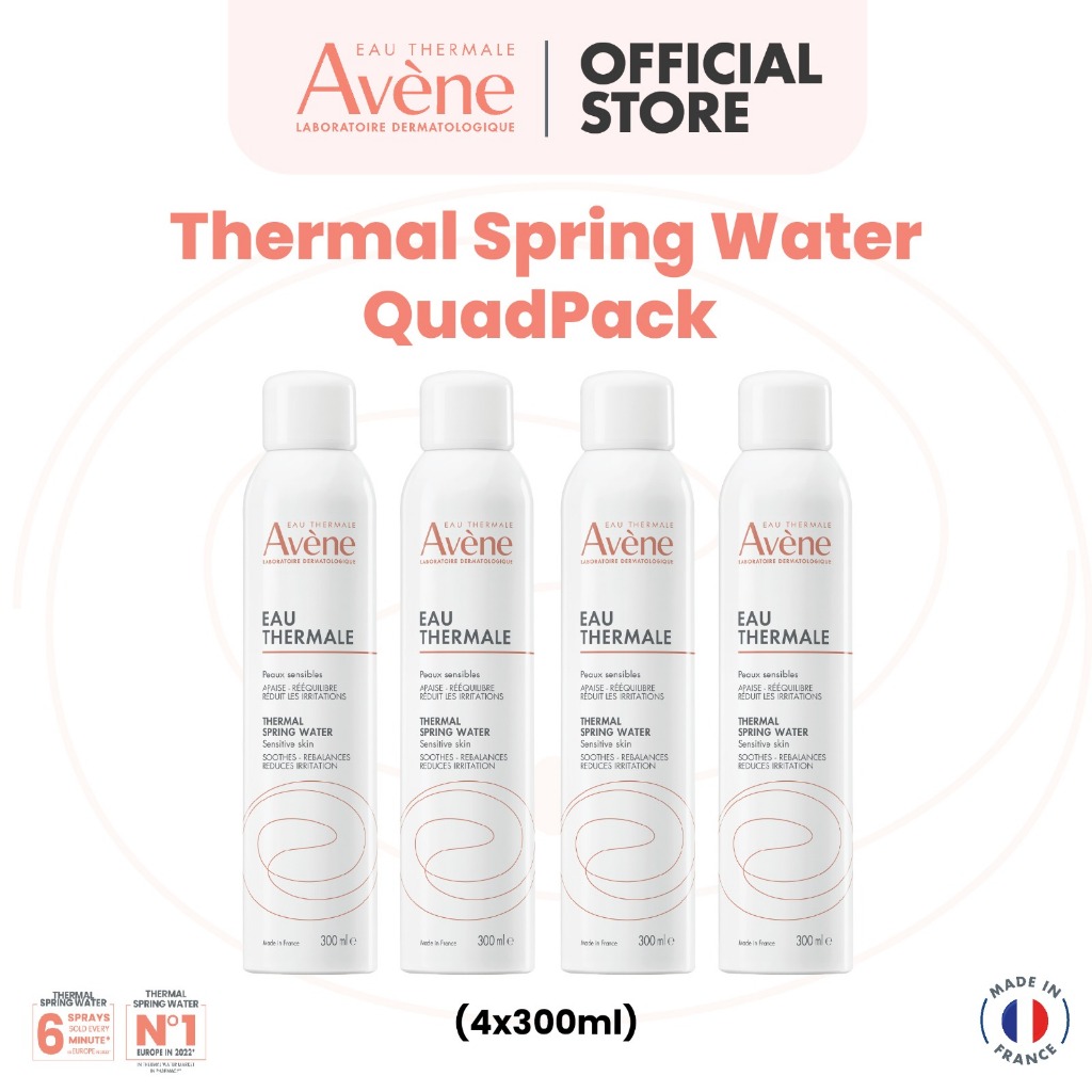 Avene Thermal Spring Water 300ml Quad Pack (300ml x 4)