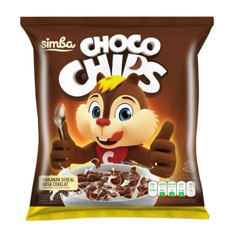 

Choco Chips Sereal Cokelat Renceng Isi 10 pcs