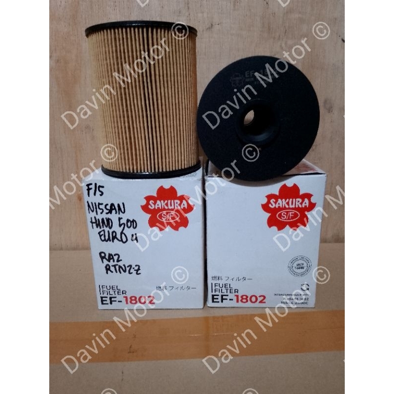 FUEL FILTER / FILTER SOLAR NISSAN UD TRUCK HINO 500 . SAKURA EF-1802