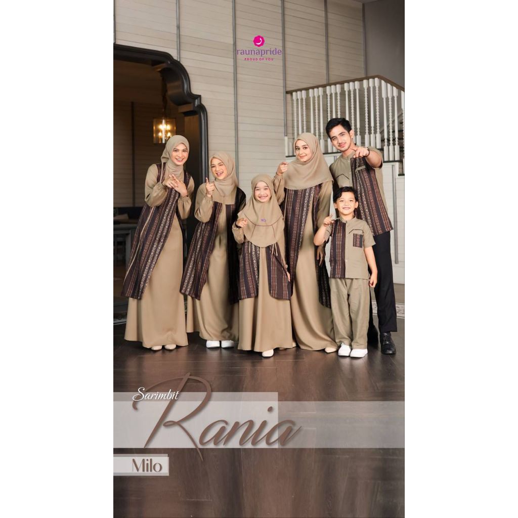 BUSANA MUSLIM SARIMBIT RAUNA RANIA SERIES MILO