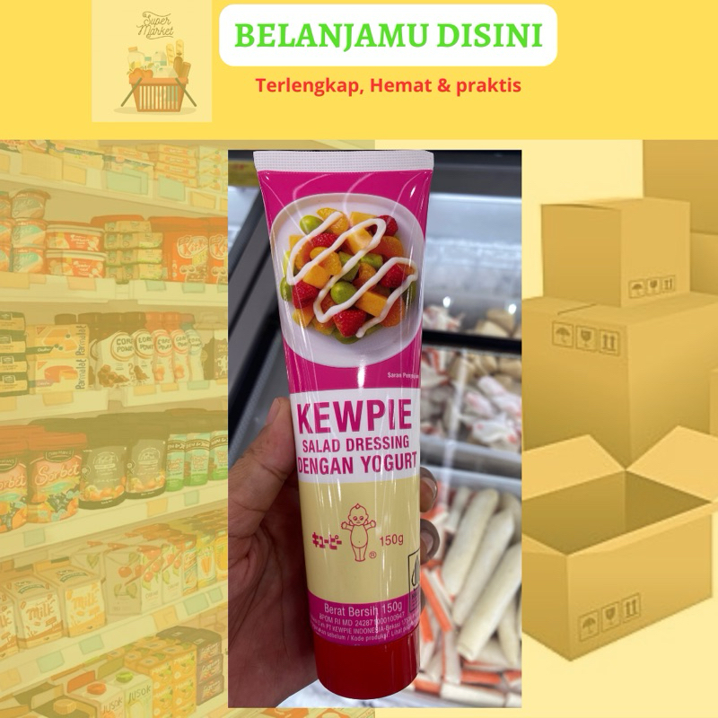 

kewpie salad dressing dengan yogurt