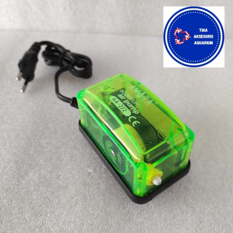 Aerator AMARA AA 222 333 999 Pompa Udara Aquarium Aquascape