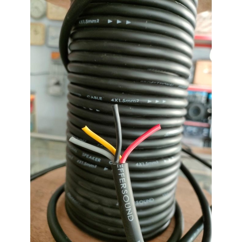 [COD]Kabel Speaker Isi 4 Channel Jeffersound ECER / METERAN