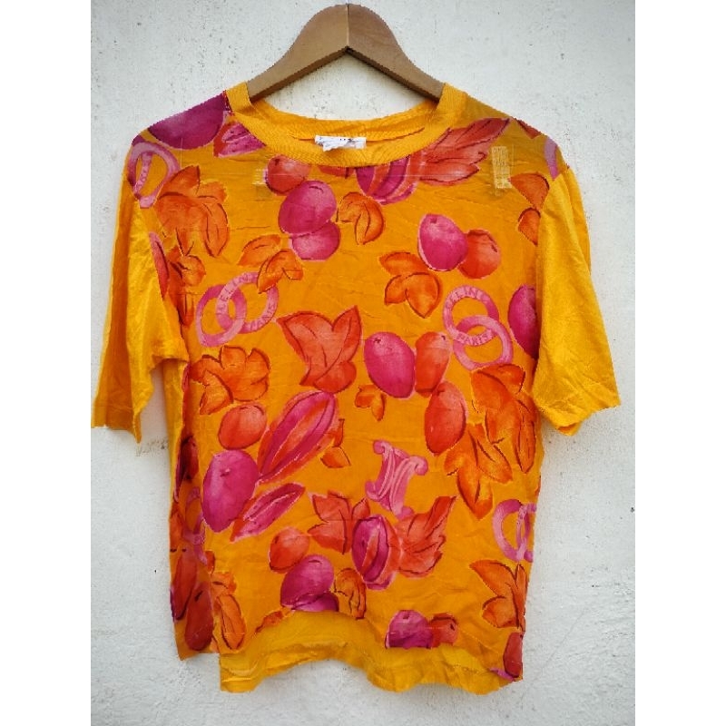 vintage celine paris mesh top