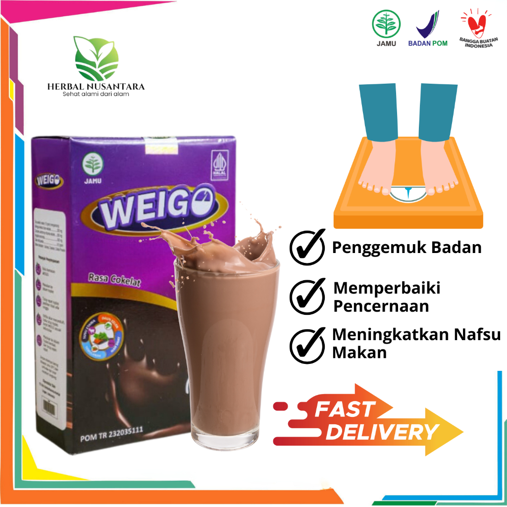 

Weigo Suplemen Penggemuk Badan Susu Kambing Etawa Plus Penambah Nafsu Makan Anak Dan Dewasa 200 Gram