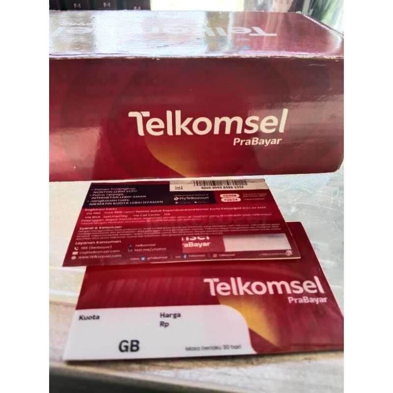 kartu telkomsel segel belum registrasi minimal order 5pcs
