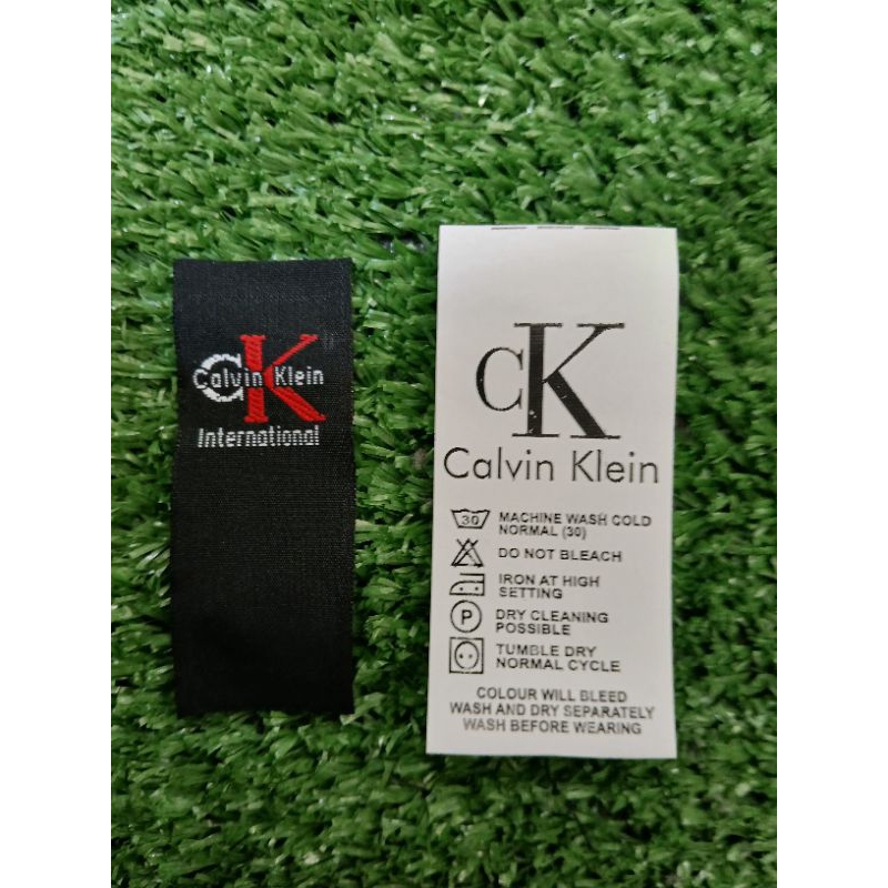 

CK woven dan label wasing 1 sett