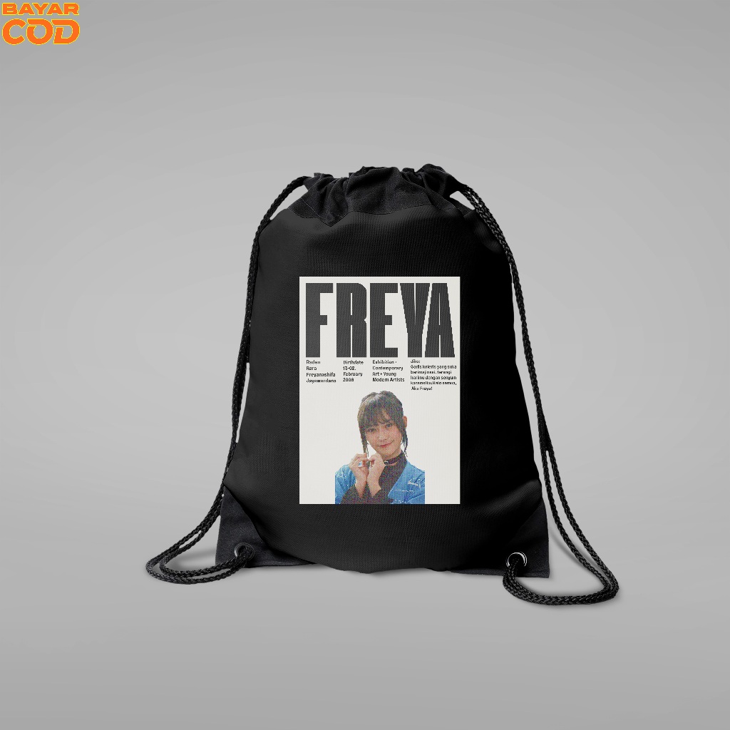 Tas Serut Gambar Member JKT48 - Tema Poster - Freya - Christy - Adel - Michie - Muthe - Oline - Zee