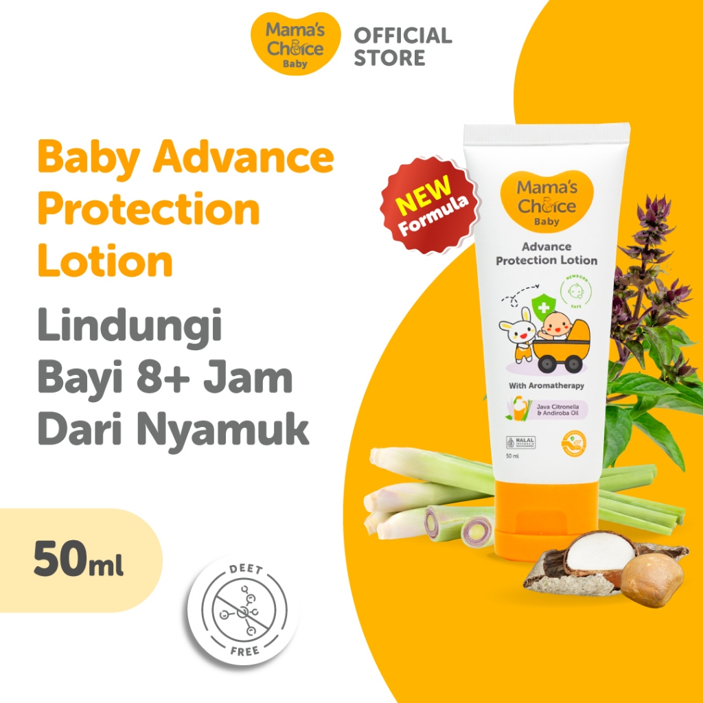 Lotion Bayi Anti Nyamuk | Mama's Choice Baby Advance Protection Lotion (Mozzbye)