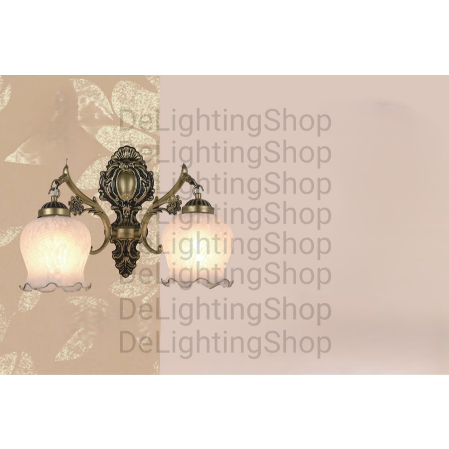 SL1372-2 LAMPU DINDING HIAS BUNGA MINIMALIS KLASIK ANTIK TERAS SUDUT RUANGAN RESTORAN DLL DEKORASI W