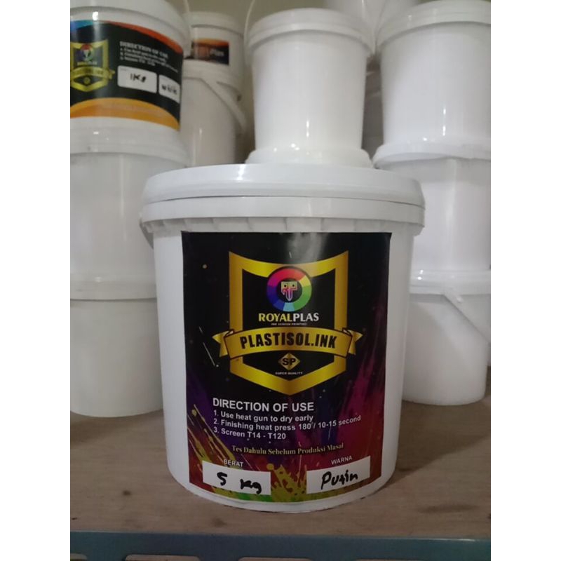 

Tinta Sablon Plastisol Putih SP