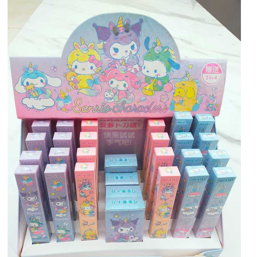 

pulpen mekanik cetet cetek blind box sanrio vs unicorn 0.5 mm