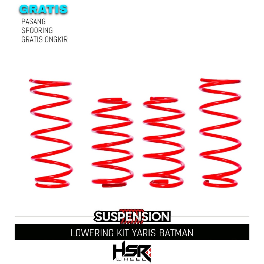 Lowering Kit Hsr - Per Ceper Lowering Kit Toyota Yaris Batman