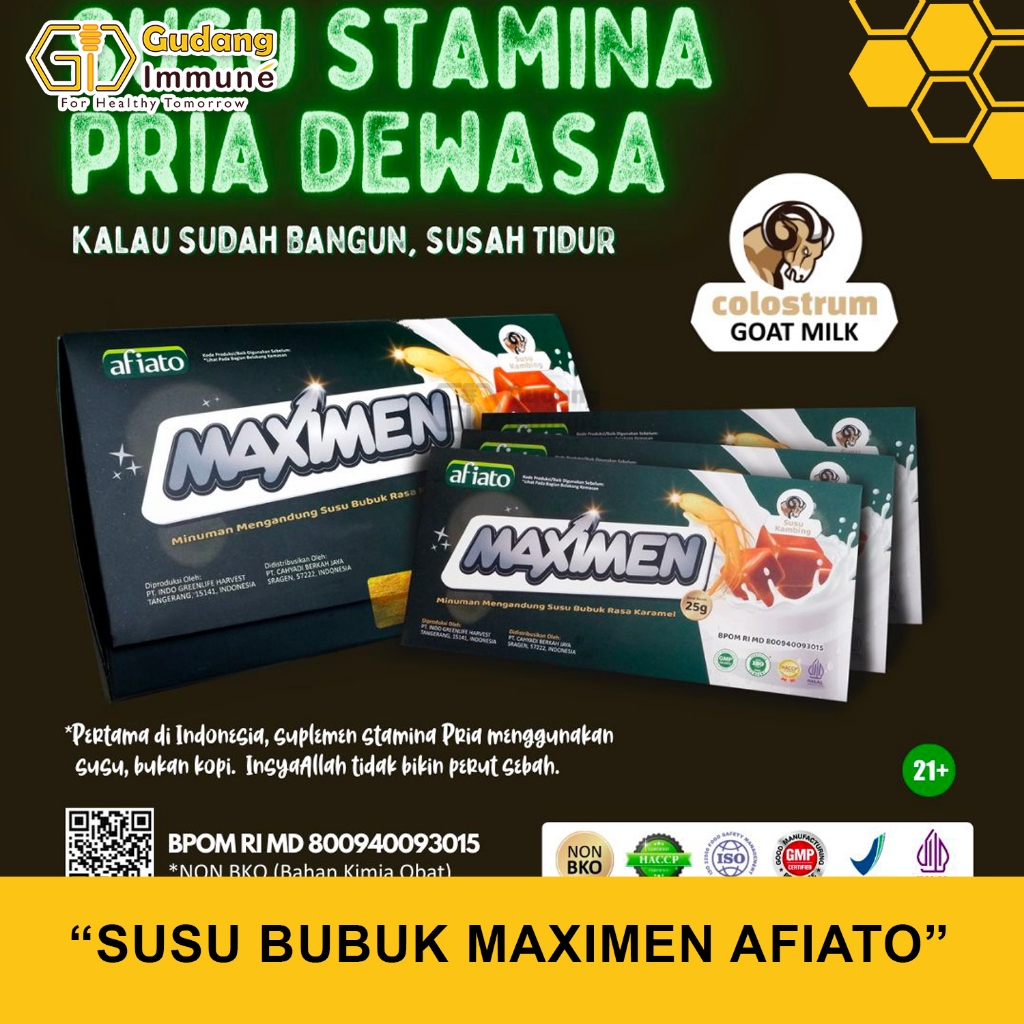

MAXIMEN Susu Stamina Pria , Susu Kambing Etawa , Susu Bubuk MAXIMEN - Gudang Immune