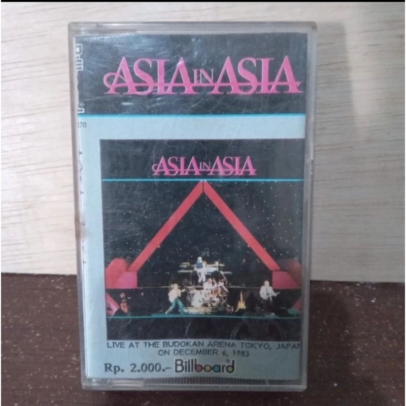 Kaset Pita Asia In Asia - Live At The Budokan Arena Tokyo