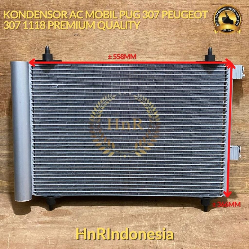 Kondensor AC Mobil Peugeot 307 PUG 307 1118 CONDENSOR PREMIUM QUALITY