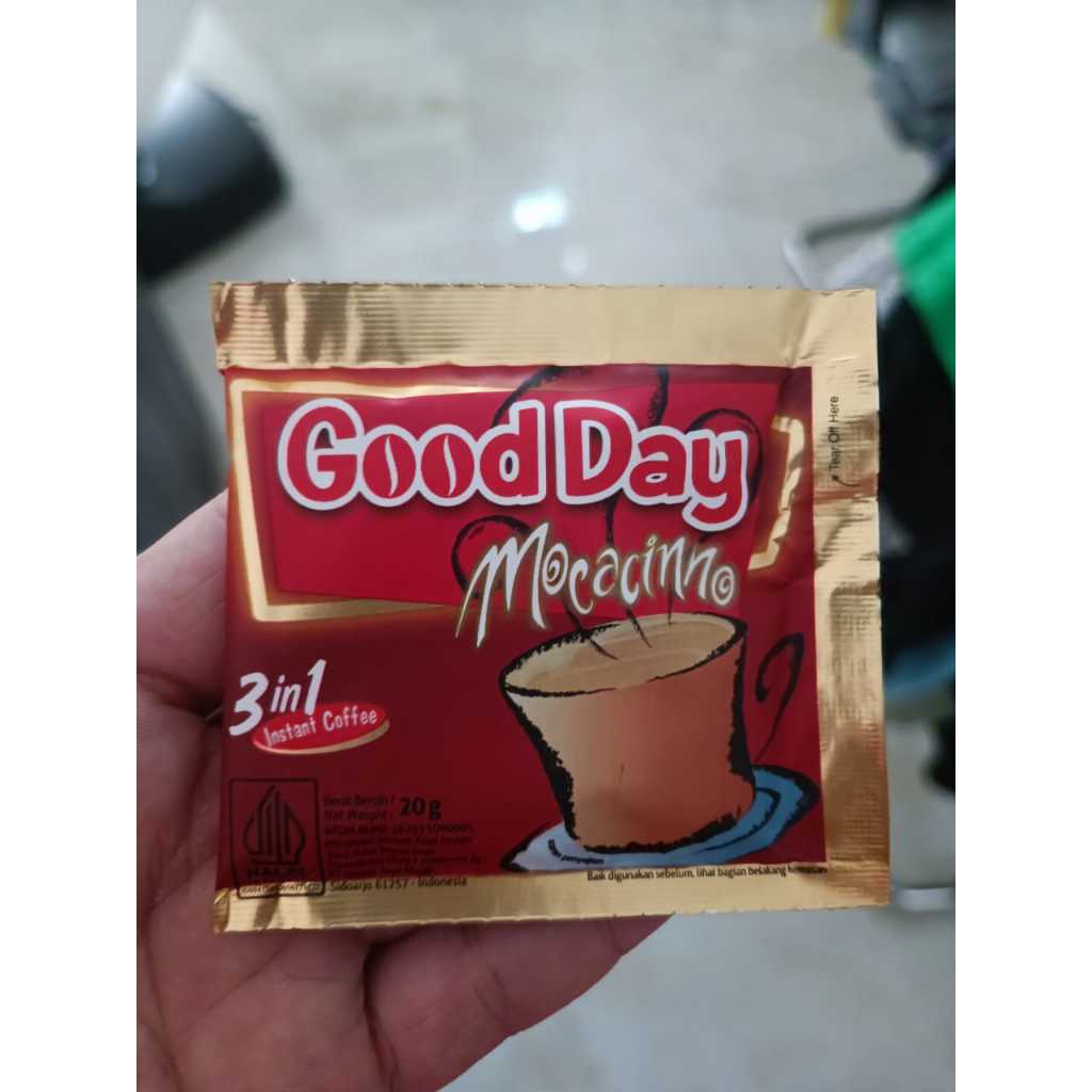 

Good Day Mocacinno 3 In 1 Sachet 20 Gram Satuan Per Pcs Original