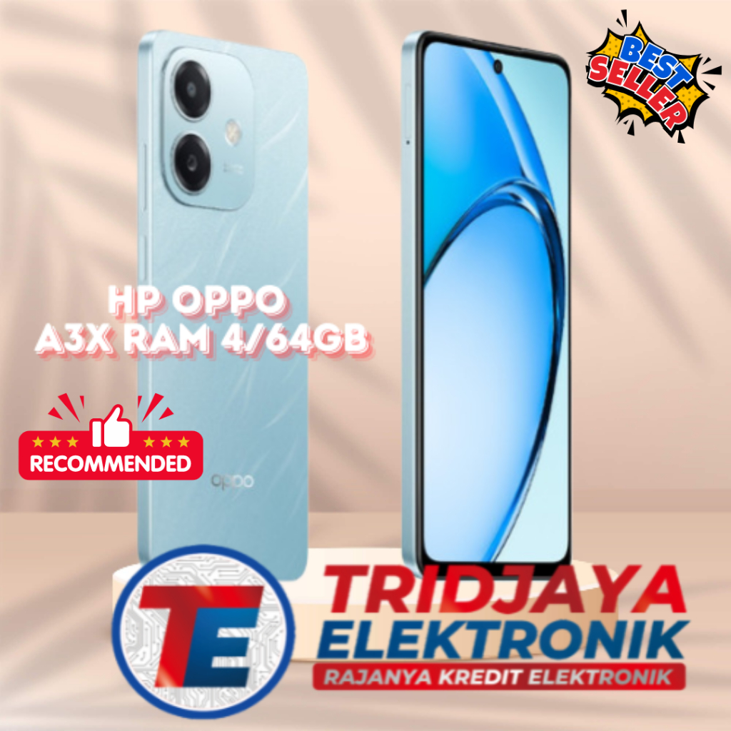 Hp oppo A3X Ram 6/128 GB Terbaru Termurah garansi resmi