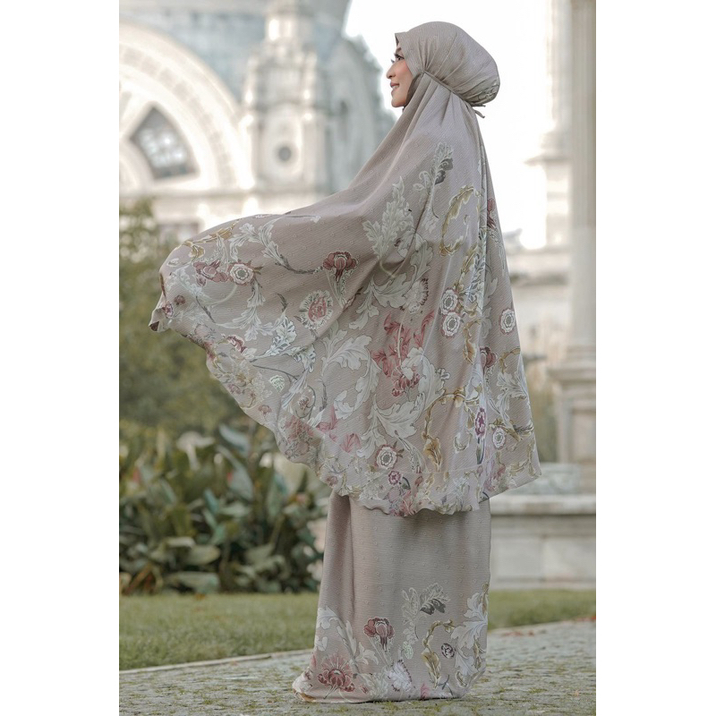 royale mukena - button scarves