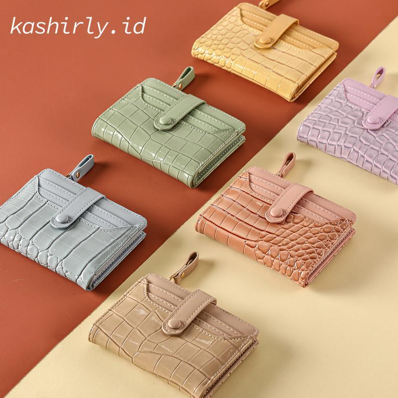 Kashirly.id-015-Dompet Wanita Kecil Bahan Kulit PULeather Premiun kartu uang Genie Wallet Dompet Wan