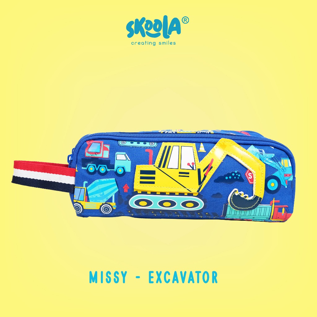 

HJK Skoola Tempat Pensil Pencil Case Anak Lucu Mermaid Excavator - Missy