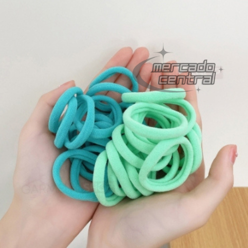 Ikat Iket Jedai Jiret Rambut Wanita Jepet Kuncir Rambut Karet Polos Warna Warni