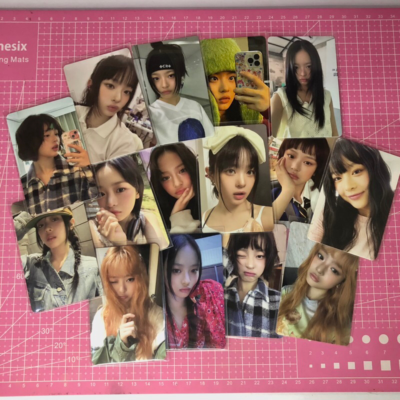 photocard official hanni new jeans || HANNI PITA, IPHONE, BUCKET, NOOT NOOT, HEADPHONE, BONDOL, supe