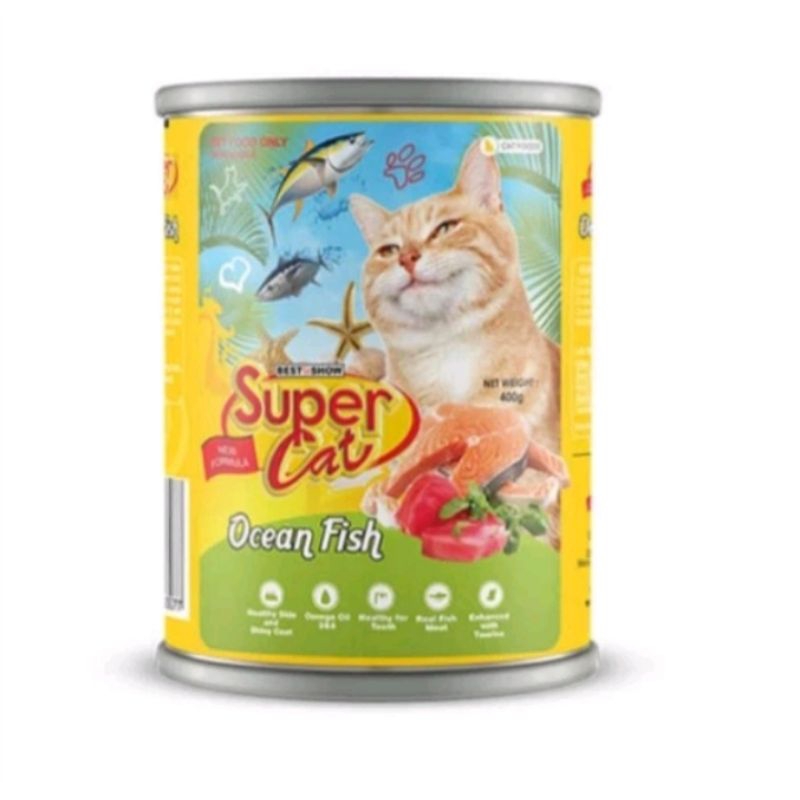 Super Cat Ocean Fish Adult Kaleng 400gr