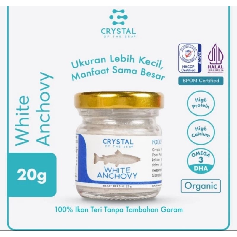 

WHITE Anchovy food powder / bubuk ikan teri nasi