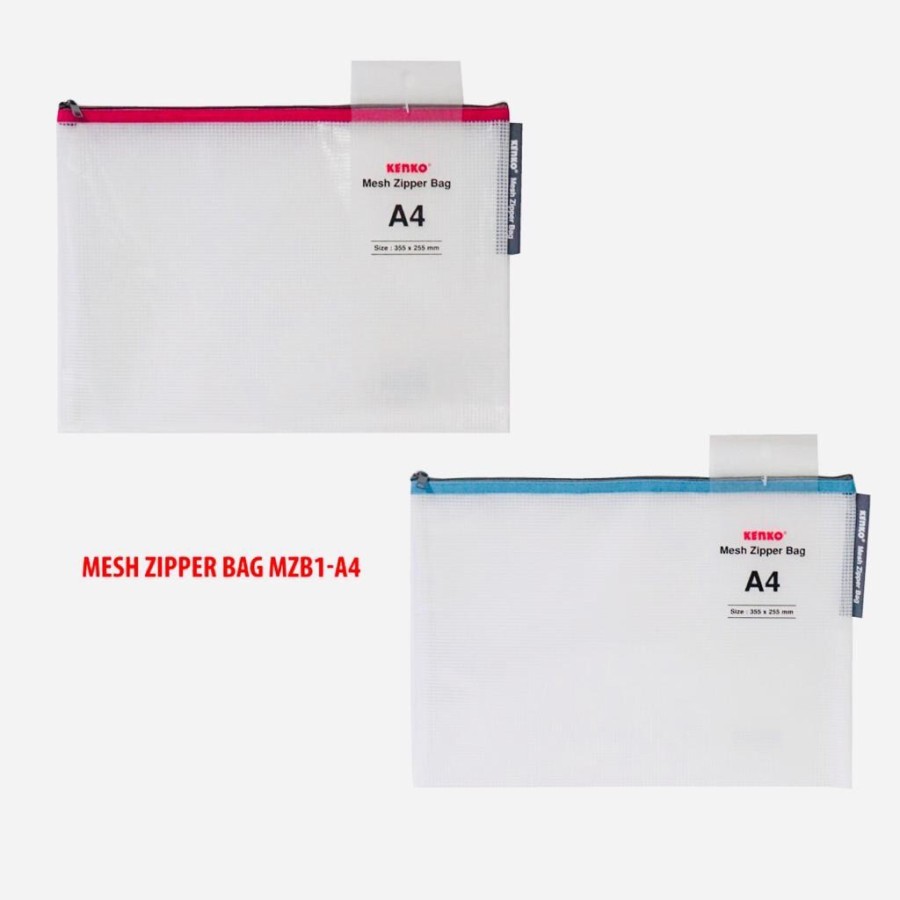 

MESH ZIPPER BAG / TAS DOKUMEN / DOCUMENT BAG MZB1-A4 KENKO