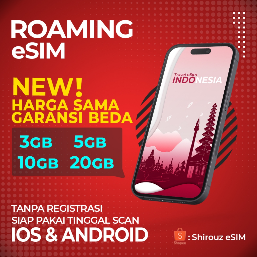eSIM ROAMING INDONESIA SOLUSI UNLOCK IMEI TERBLOKIR/EX INTER GARANSI SEUMUR HIDUP