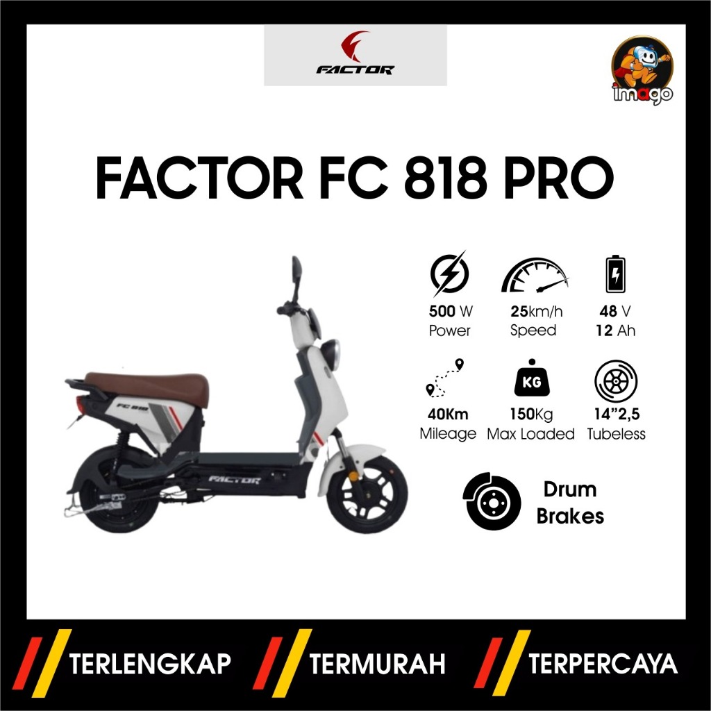 FACTOR FC 818 PRO - Sepeda Listrik dengan Performa Tinggi