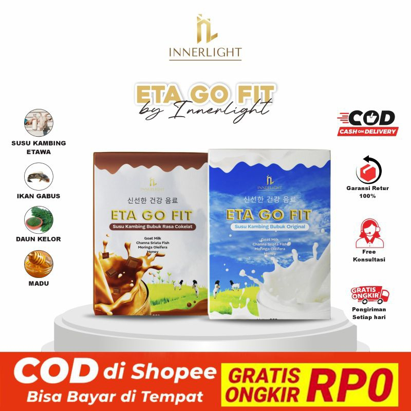 

ETA GO FIT INNERLIGHT Halal Susu Kambing Etawa Premium Original Promil Bumil Busui BPOM