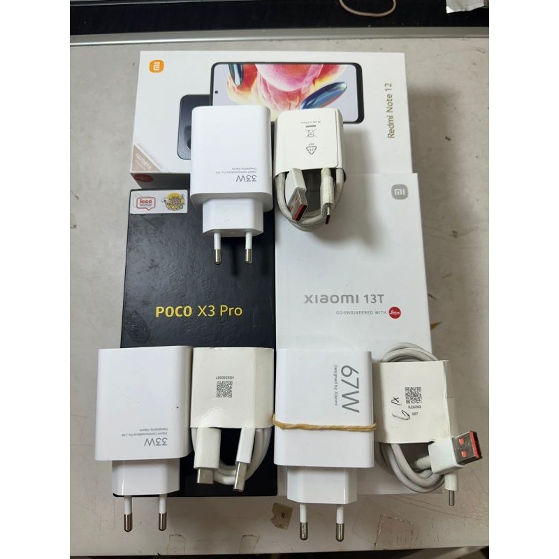 charger 33W Copotan 67w 100% poco x3 pro 10pro 11pro 5G 10s 13T note 9pro ORIGINAL Copotan hp bekas/