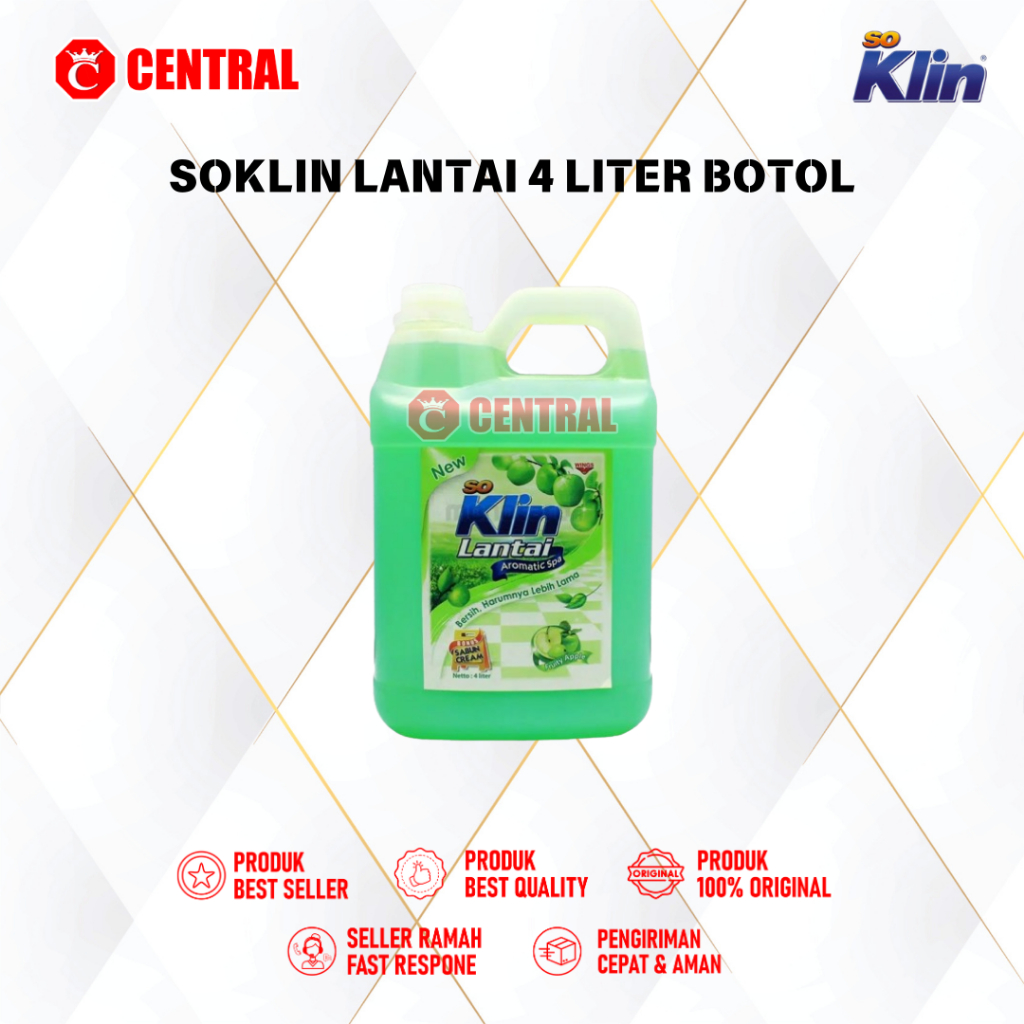 SOKLIN PEMBERSIH LANTAI 4LITER JERIGEN