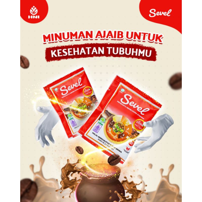 

KOPI 7 ELEMEN ORIGINAL - KOPI SEVEL HNI HPAI (Kopi HERBA), Kopi Stamina 10 Sachet