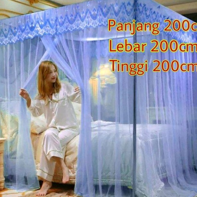 Top KELAMBU TIDUR MODERN TEBAL JUMBO 2X2