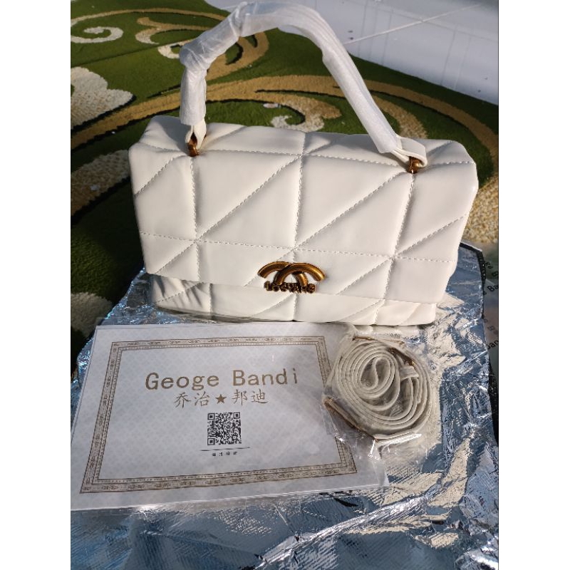 Tas import Geoge Bandi white Ori