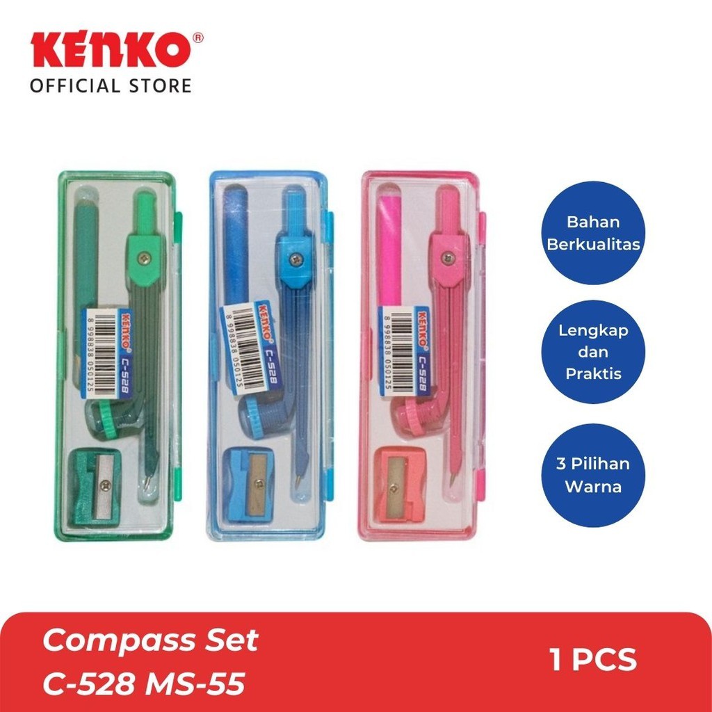 

Compass Set / Set Kompas / Set Jangka C-528 MS-55 KENKO