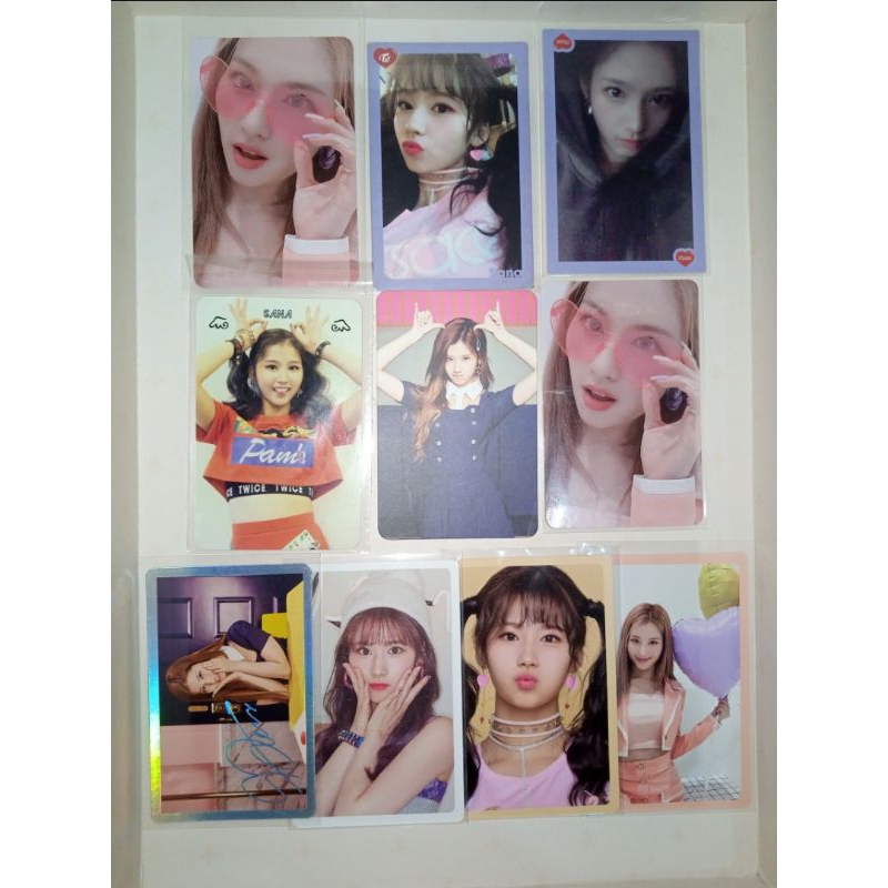 sana Twice photocard official
