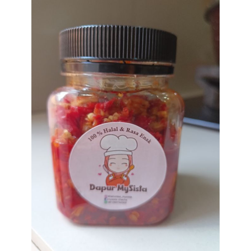 

sambal ayam suwir HALAL kemasan 150 Ml