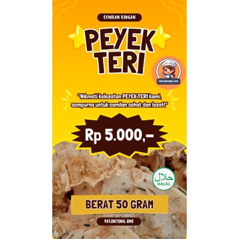 

REMPEYEK TERI / PEYEK TERI MEDAN RENYAH & GURIH