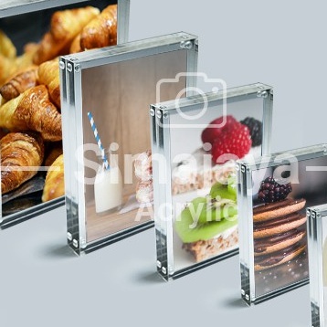 Langka Frame magnet acrylic custom  frame magnet akrilik  frame akrilik 2r 5mm