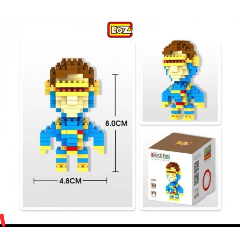 Mainan Edukasi Anak Lego Loz Miniblock Cyclops