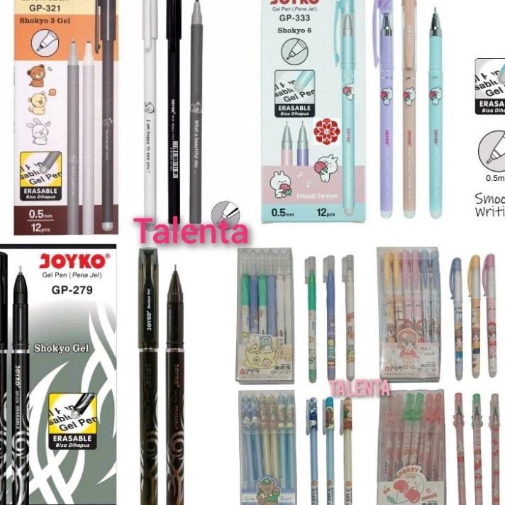 

BURUAN ORDER GAN Pulpen Gel Hapus Shokyo 3 GP321 5mm 1 Lusin