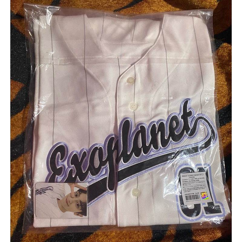 Baseball Uniform Exo Cream Soda Jersey Chanyeol version