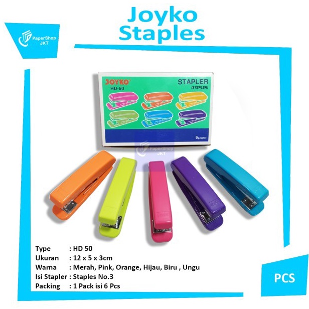 

LANGSUNG BELI GAN Stapler Staples Besar HD5 Pcs