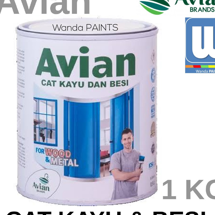 

PROMO TERUPDATE CAT MINYAK MERK AVIAN 1 KG SEMUA WARNA